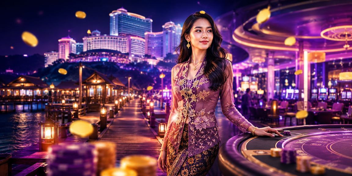 Suasana pertaruhan kasino gaya Malaysia di Genting Highlands dengan pemain bersemangat