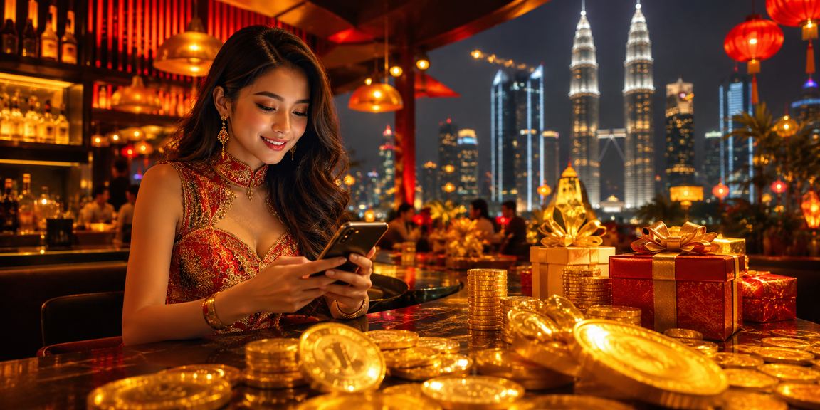 Pengguna Kuala Lumpur mengakses aplikasi kasino dalam talian dengan tetapan privasi yang selamat