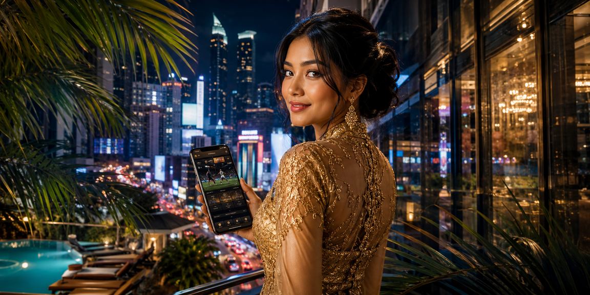 Suasana hiburan kasino Kuala Lumpur dengan pemain berpakaian kebaya Malaysia